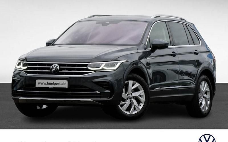 Delfingrau metallic Gebraucht 2022 VW Tiguan Elegance SUV | 29.888 € (Guter Preis) - Bild 1/4