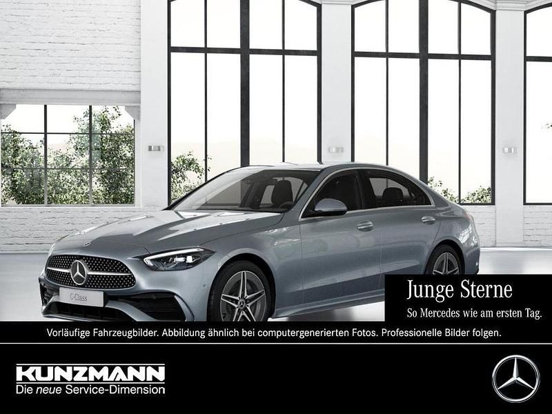 Hightechsilber metallic metallic Gebraucht 2025 Mercedes C220 AMG Limousine | 43.480 € (Fairer Preis) - Bild 1/4