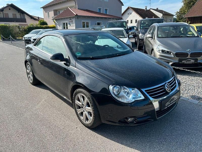 Schwarz Gebraucht 2010 VW Eos Cabrio | 2.990 € - Bild 1/4