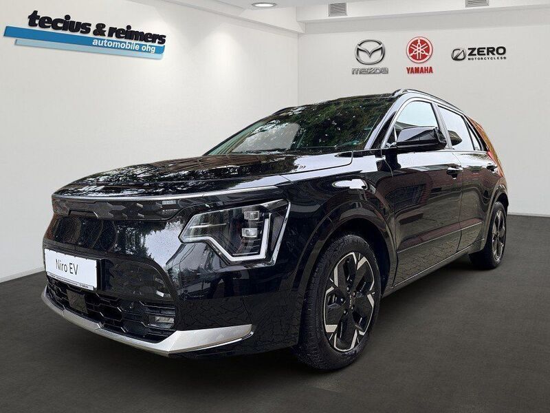 Auroraschwarz met. Gebraucht 2023 Kia e-Niro Inspiration SUV | 35.875 € (Teuer) - Bild 1/3