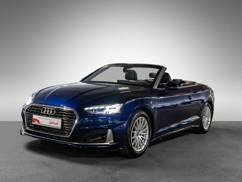 Gebraucht Audi A5 Cabriolet Advanced Plus 204 PS (150 kW) 2024 Navarrablau metallic verdeck s Cabrio