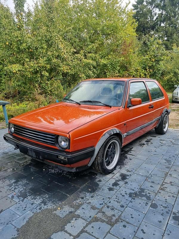 Gebraucht VW Golf II 70 PS (51 kW) 1990 Orange Kleinwagen
