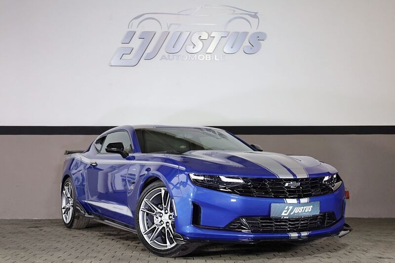 Blau Gebraucht 2022 Chevrolet Camaro Coupé | 30.900 € (Superpreis) - Bild 1/4