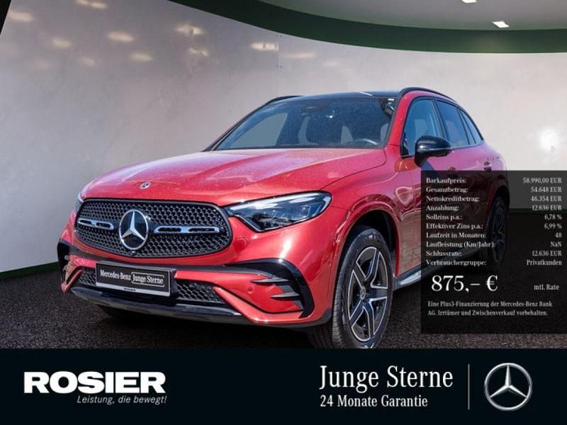 Rot / manufaktur patagonienrot (metallic) Gebraucht 2023 Mercedes GLC300 AMG SUV | 66.290 € (Etwas zu teuer) - Bild 1/4