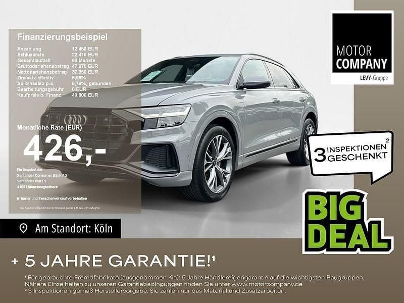 Grau Gebraucht 2021 Audi Q8 Business SUV | 49.800 € (Superpreis) - Bild 1/4