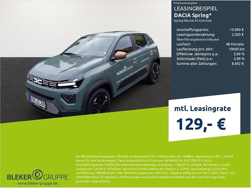 Grau Gebraucht 2024 Dacia Spring Extreme Kleinwagen | 15.890 € (Superpreis) - Bild 1/3