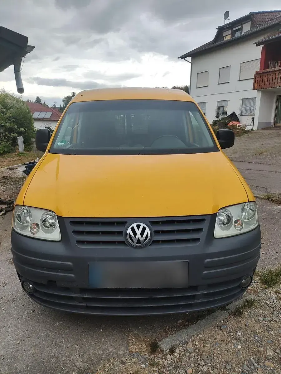Gebraucht VW Caddy 69 PS (50 kW) 2005 Gelb Van / Kleinbus