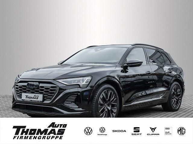 Mythosschwarz metallic Gebraucht 2023 Audi Q8 e-tron S-Line SUV | 72.489 € - Bild 1/1