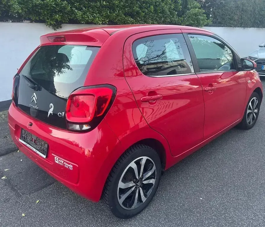 Brugt Citroën C1 Shine 72 HK (52 kW) 2015 Rød Hatchback