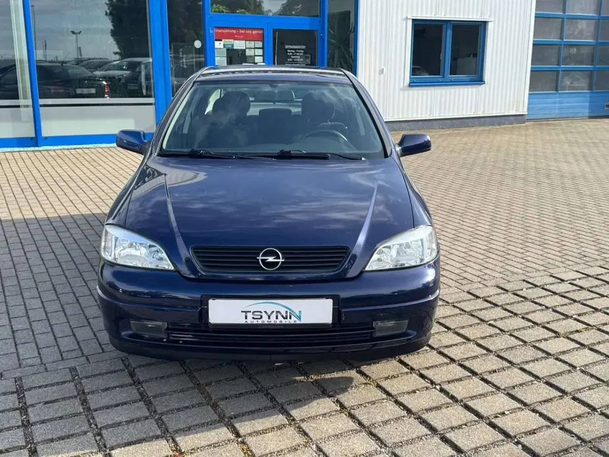 Gebraucht Opel Astra Edition 75 PS (55 kW) 2000 Blau Limousine