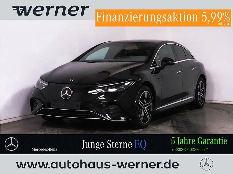 Lack obsidianschwarz (metallic) Gebraucht 2025 Mercedes EQE500 Premium Limousine | 60.960 € (Guter Preis) - Bild 1/4