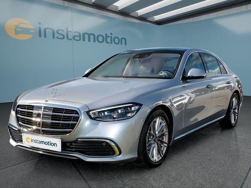 Silber Gebraucht 2021 Mercedes S500 Limousine | 84.499 € (Etwas zu teuer) - Bild 1/4