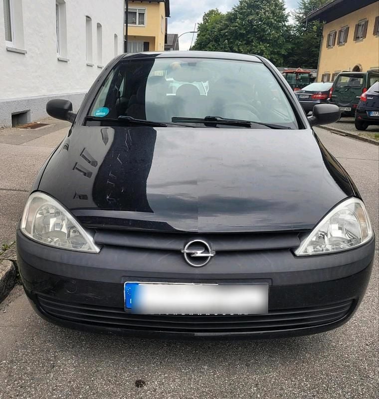 Schwarz Gebraucht 2001 Opel Corsa Kleinwagen | 650 € - Bild 1/4