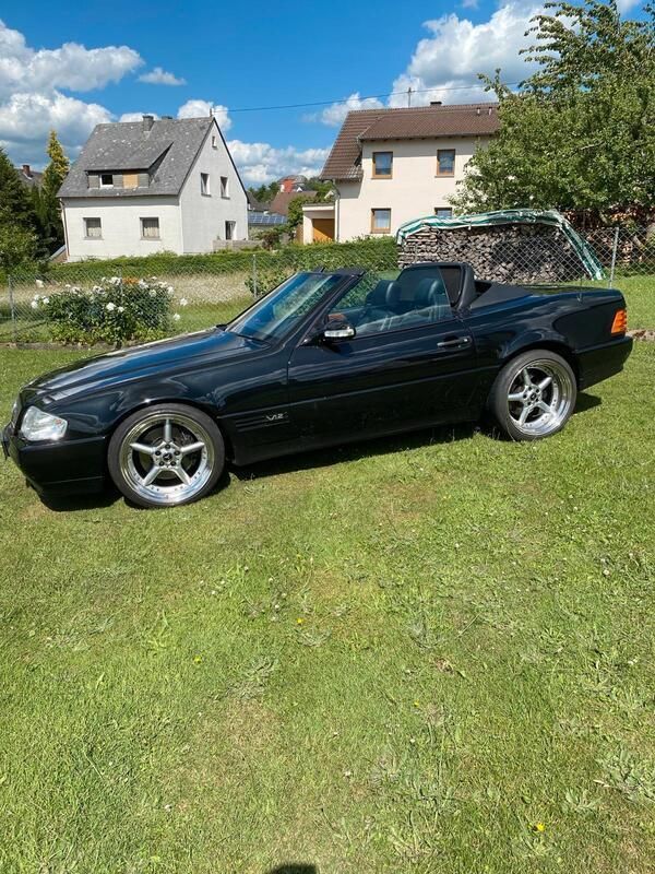 Schwarz Gebraucht 1993 Mercedes SL600 Cabrio | 38.500 € - Bild 1/4