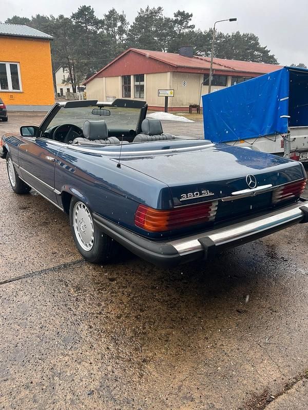 Gebraucht Mercedes SL380 1985 Blau Cabrio