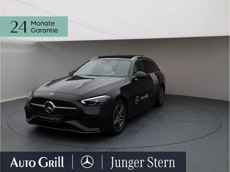 Schwarz Gebraucht 2023 Mercedes C300e AMG | 42.349 € - Bild 1/4