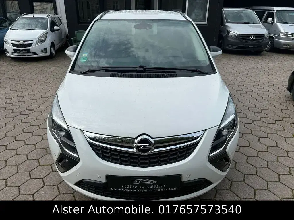 Gebraucht Opel Zafira Tourer drive 136 PS (100 kW) 2016 Schneeweiss/olympic/summit whi Van / Kleinbus