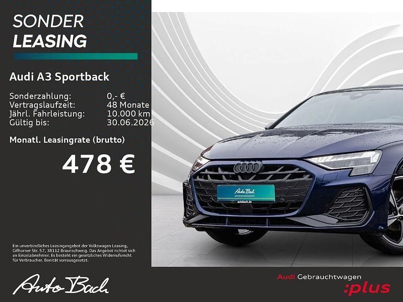 Gebraucht Audi A3 S-Line 150 PS (110 kW) 2025 Navarrablau metallic Limousine