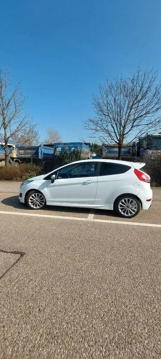 Gebraucht Ford Fiesta ST-Line 95 PS (69 kW) 2015 Weiß Kleinwagen