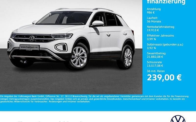 Weiß Gebraucht 2022 VW T-Roc Style SUV | 22.186 € (Fairer Preis) - Bild 1/4