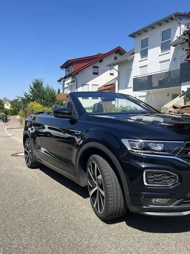 Gebraucht VW T-Roc R-line 150 PS (110 kW) 2021 Schwarz SUV