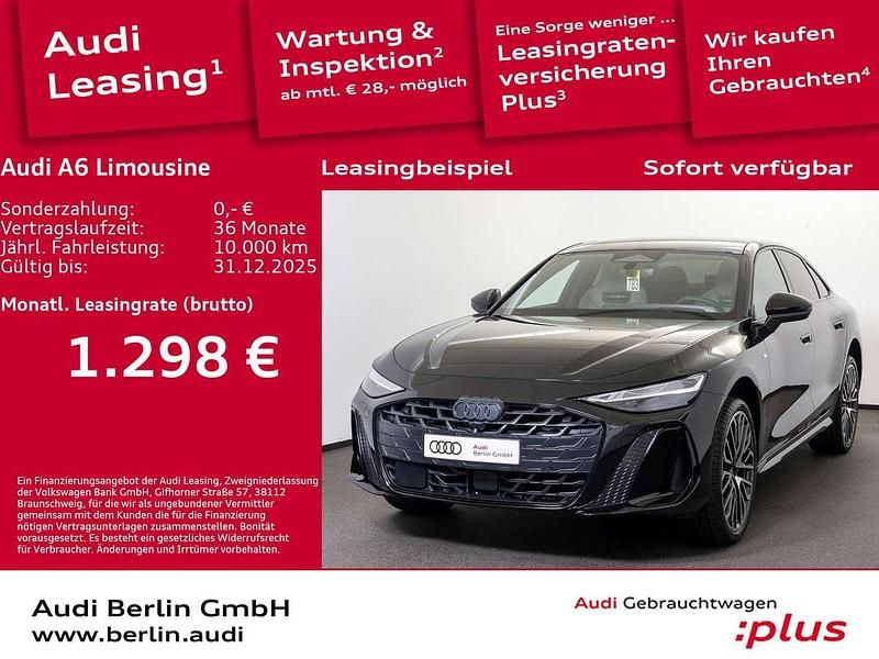Mythosschwarz metallic Gebraucht 2025 Audi A6 Ambiente Limousine | 94.300 € (Teuer) - Bild 1/3