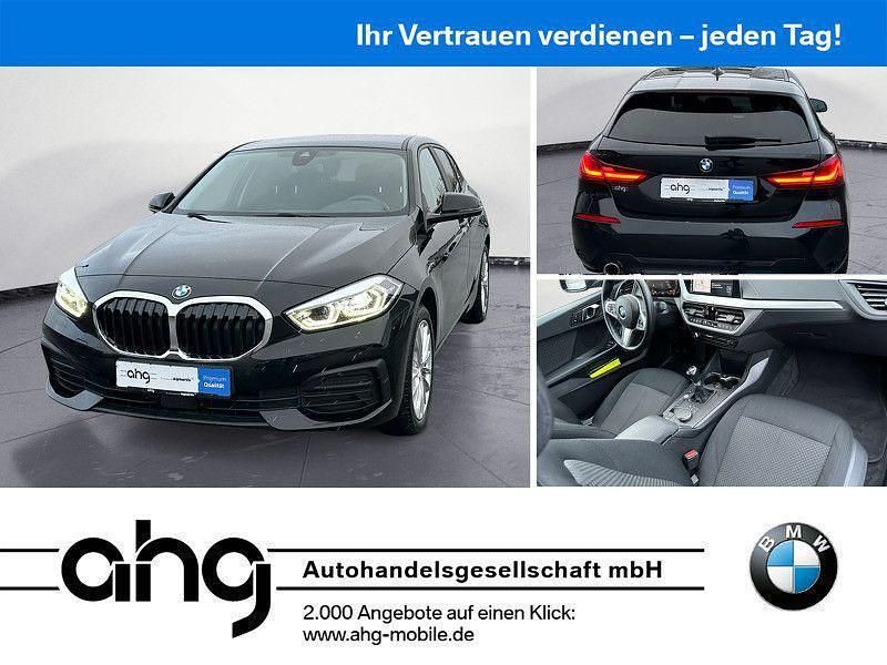 Schwarz Gebraucht 2021 BMW 118 Advantage Kleinwagen | 22.930 € (Teuer) - Bild 1/4