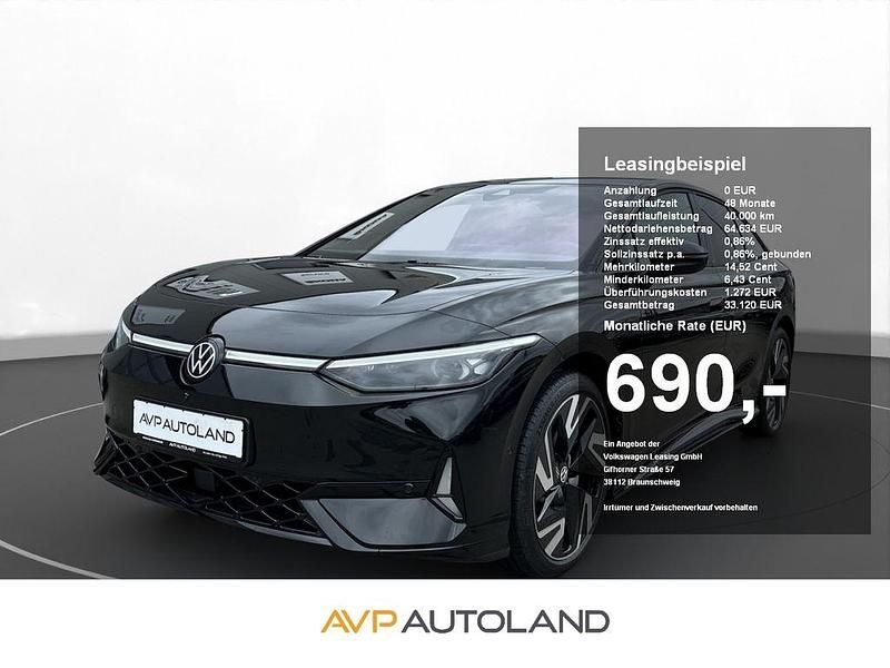 Grenadillschwarz metallic Gebraucht 2024 VW ID.7 GTX Kleinwagen | 69.990 € - Bild 1/4