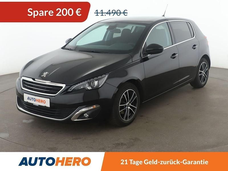 Schwarz Gebraucht 2015 Peugeot 308 Allure Limousine | 11.290 € (Etwas zu teuer) - Bild 1/3