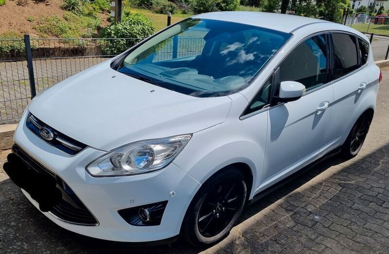 Weiß Gebraucht 2013 Ford C-MAX Titanium Van / Kleinbus | 4.600 € (Superpreis) - Bild 1/4
