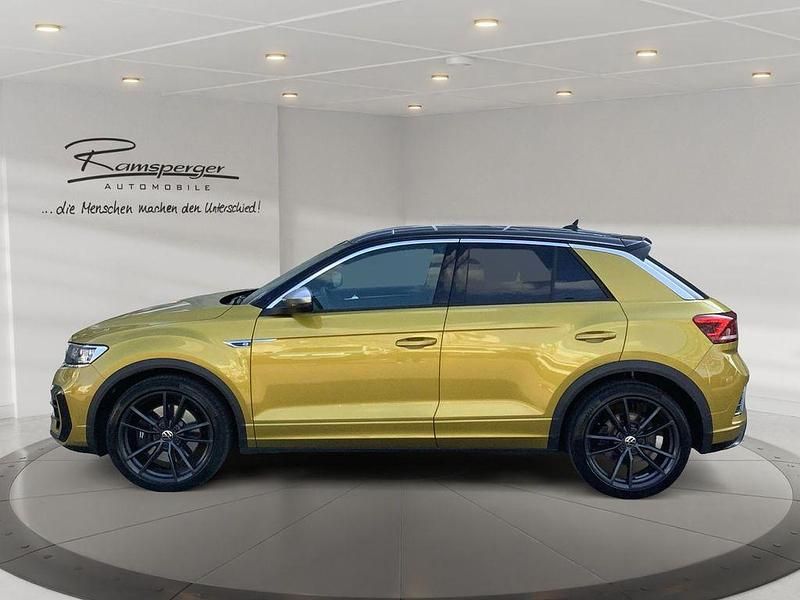 Gebraucht VW T-Roc R 300 PS (220 kW) 2021 Gelb (kurkumagelb metallic schwarz) SUV