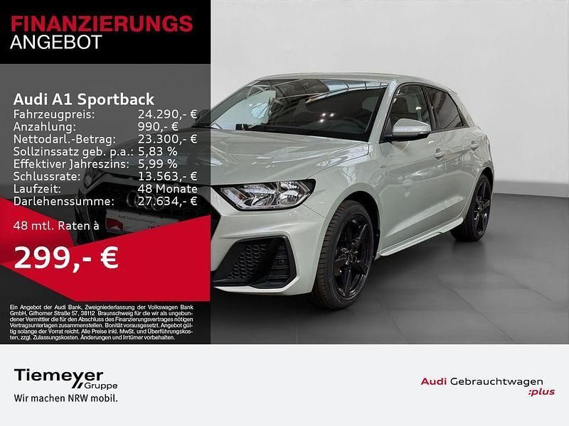 Silber Gebraucht 2024 Audi A1 Sportback S-Line Kleinwagen | 21.980 € (Superpreis) - Bild 1/4