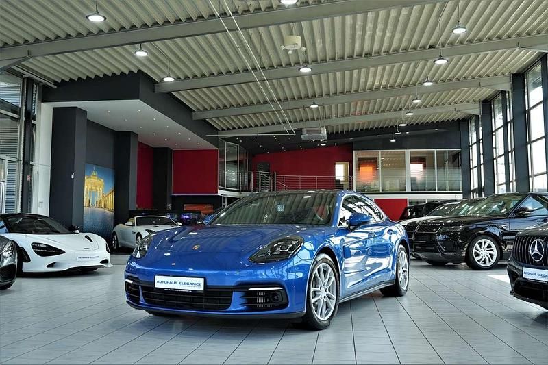 Blau Gebraucht 2017 Porsche Panamera 4S Limousine | 58.980 € (Superpreis) - Bild 1/4