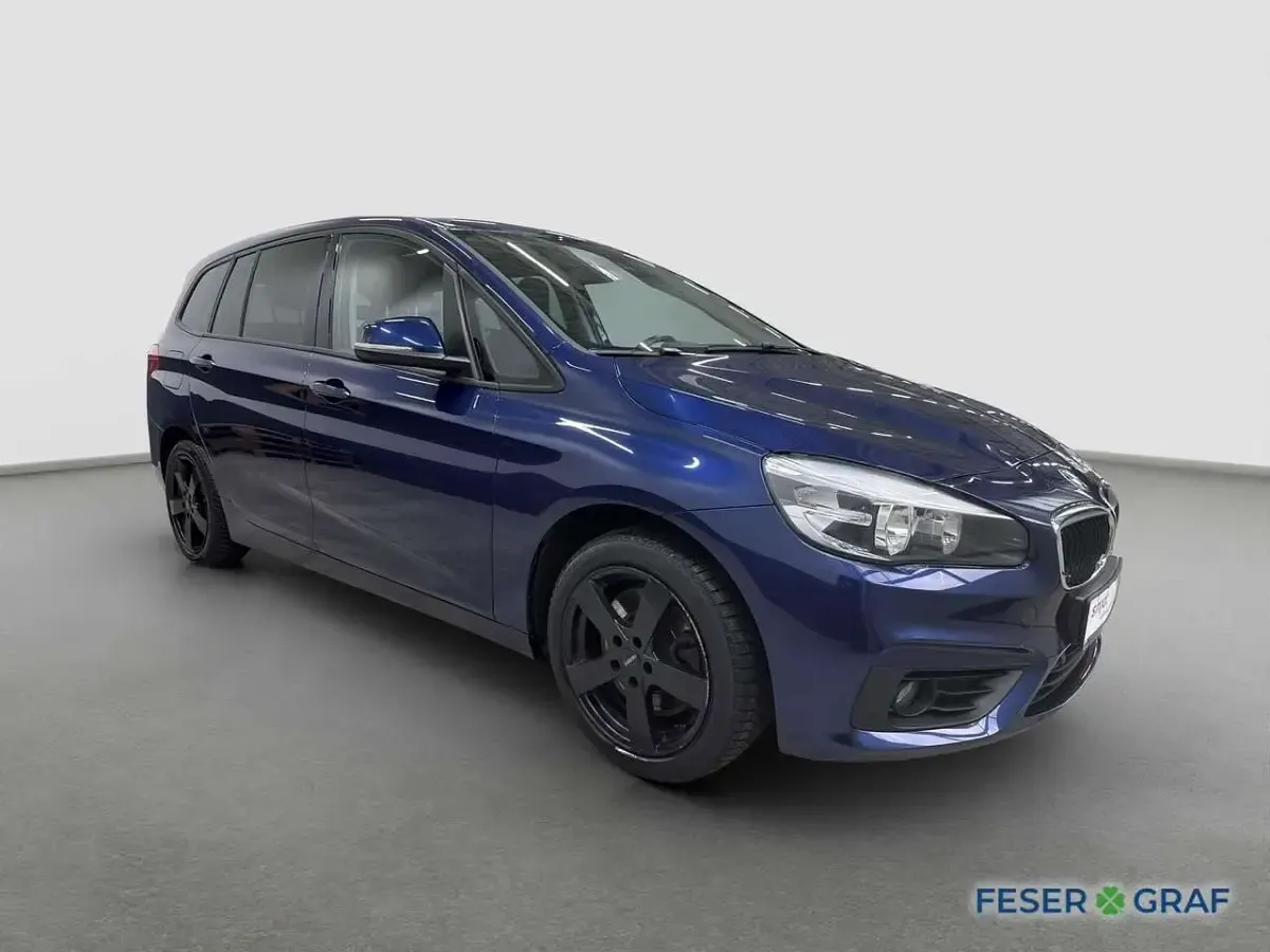 Gebraucht BMW 220 Gran Tourer Advantage 192 PS (141 kW) 2016 Blau Van / Kleinbus