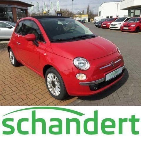 Rot metallic Gebraucht 2015 Fiat 500C Lounge Cabrio | 13.980 € (Teuer) - Bild 1/4