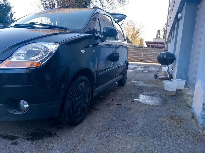 Schwarz Gebraucht 2009 Chevrolet Matiz Kleinwagen | 2.150 € (Fairer Preis) - Bild 1/4