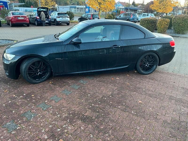 Schwarz Gebraucht 2008 BMW 320 Cabriolet M Sport Cabrio | 7.500 € (Fairer Preis) - Bild 1/4