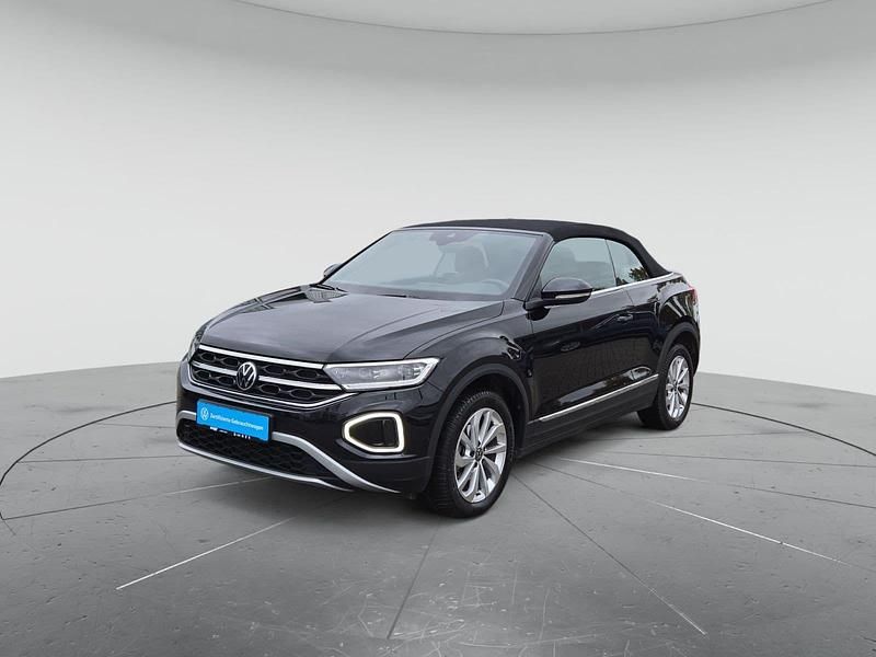 Schwarz Gebraucht 2022 VW T-Roc Cabriolet Style Cabrio | 22.880 € (Guter Preis) - Bild 1/1