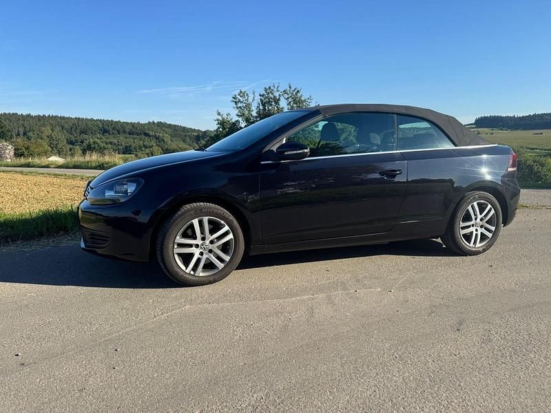 Schwarz Gebraucht 2013 VW Golf Cabriolet Cabrio | 8.500 € - Bild 1/4