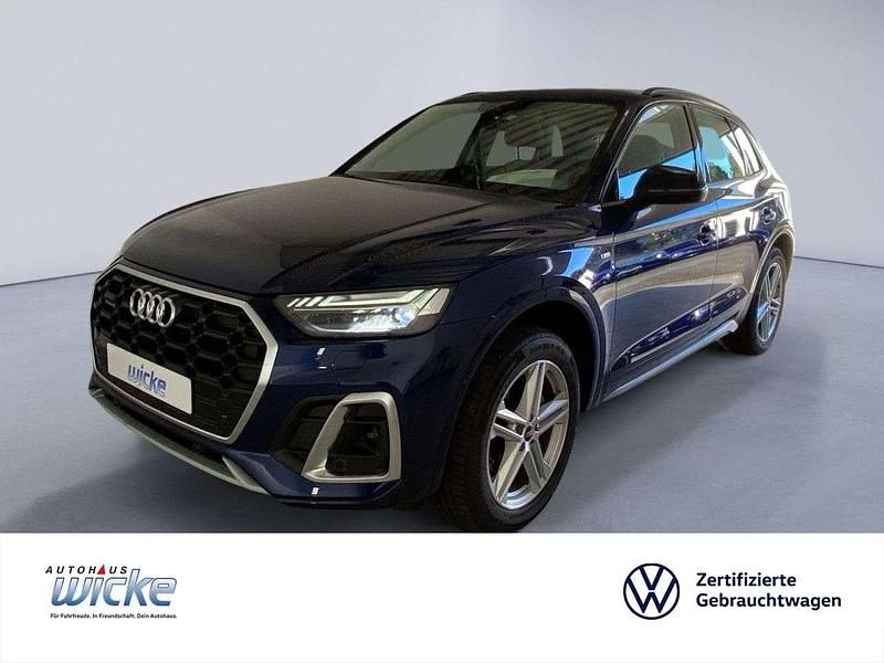Blau Gebraucht 2022 Audi Q5 S-Line SUV | 37.990 € (Guter Preis) - Bild 1/4