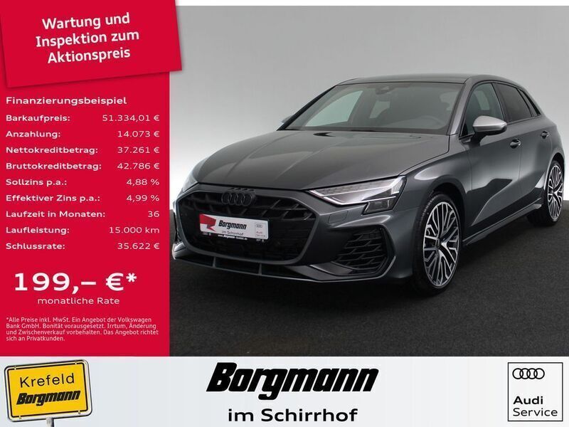 Grau / daytonagrau perleffekt Gebraucht 2025 Audi S3 Comfort Limousine | 51.334 € (Etwas zu teuer) - Bild 1/4