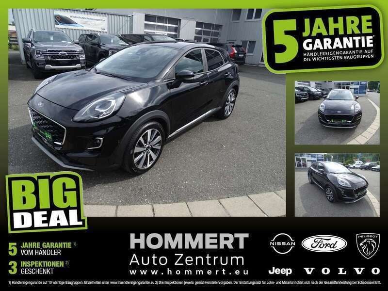Obsidianschwarz metallic Gebraucht 2023 Ford Puma Titanium X SUV | 22.490 € (Fairer Preis) - Bild 1/4