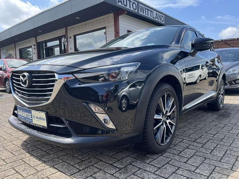 Jet black Gebraucht 2017 Mazda CX-3 Sports-Line SUV | 17.490 € (Fairer Preis) - Bild 1/4