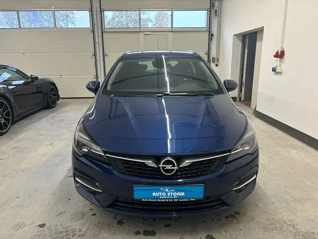 Gebraucht Opel Astra Business 122 PS (89 kW) 2021 Blau Kombi