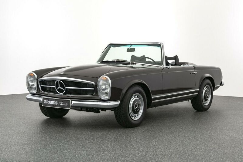 Gebraucht Mercedes SL280 Classic 170 PS (125 kW) 1968 542 dunkelrot / 040 schwarz Cabrio