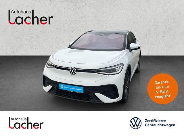 Gletscherweiß metallic/schwarz Gebraucht 2025 VW ID.5 Pure SUV | 32.890 € - Bild 1/4