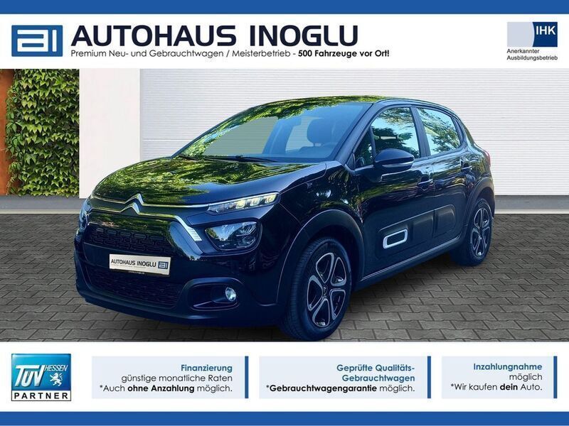 Schwarz Gebraucht 2024 Citroën C3 PureTech Kleinwagen | 14.680 € (Guter Preis) - Bild 1/4