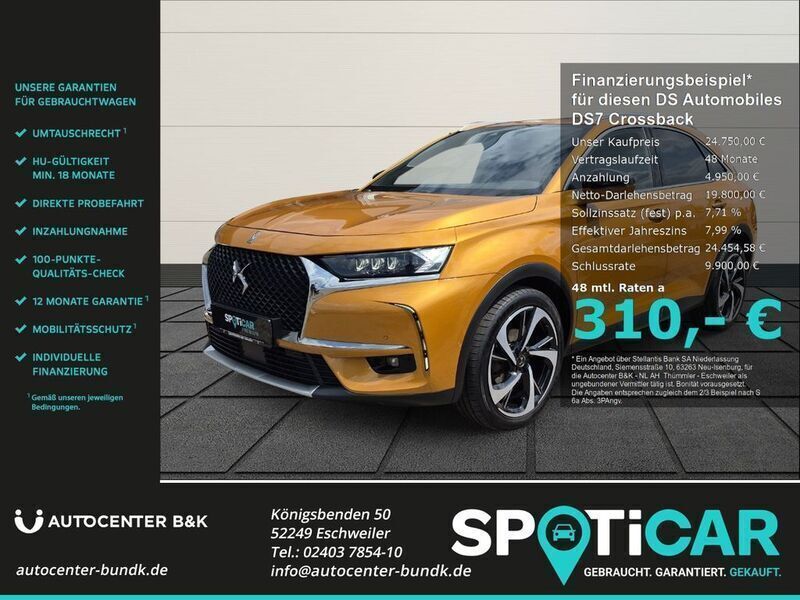 Byzantingold Gebraucht 2021 DS Automobiles DS7 Crossback Grand Chic SUV | 24.750 € (Fairer Preis) - Bild 1/4