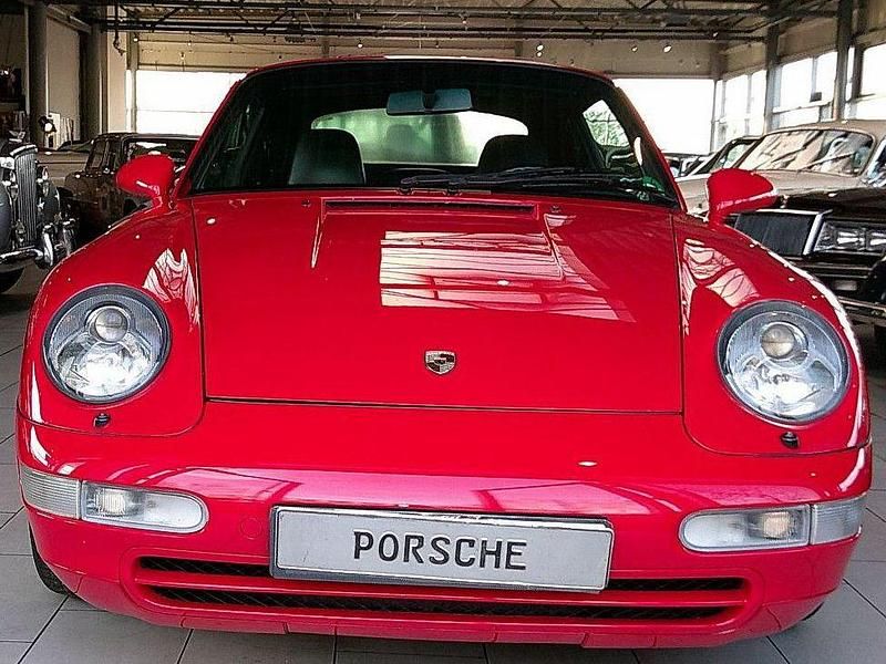 Rot Gebraucht 1995 Porsche 911 Carrera Cabriolet Cabrio | 69.850 € - Bild 1/4