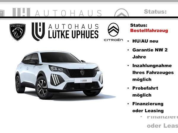 Weiß (okenit weiß sonderlackierung) Neu 2025 Peugeot e-2008 Business-Line SUV | 28.290 € - Bild 1/4
